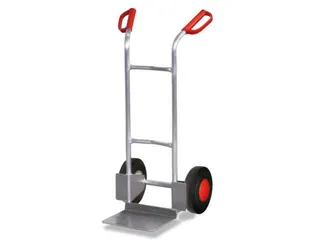 Stapelsteekwagen Aluminium 150kg Massief Rubber Banden - 1