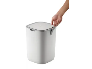 Morandi Trendy Vierkante Afvalbak Smart Sensor Bin 12 Liter Wit - 6
