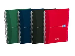 Adresboek Oxford Essentials A5 72vel dubbelspiraal assorti