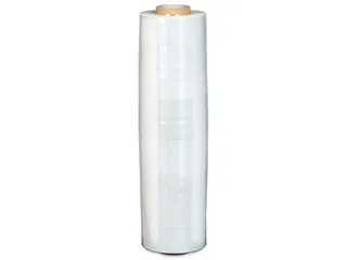 Hand stretchfilm 12µm 100% rek transparant 450mmx300m - 1