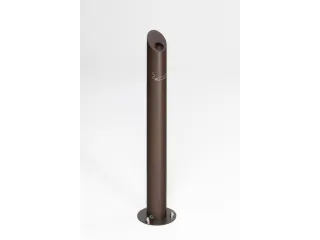 Staande Asbakzuil 4.2 liter 1000mm Deep-Brown Rvs - 1