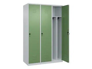 locker voor scheiding van kleding,HxBxD 1850x1200x500mm,3vak - 2