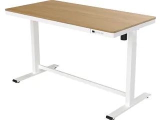 Zit-Sta Werkplek 140cm Whitewash eiken Elektrisch Verstelbaar - 1