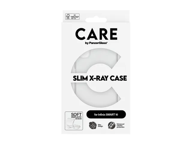 PanzerGlass CARE by X-Ray Case Infinix Smart 10 Plus, Hoes, Infi