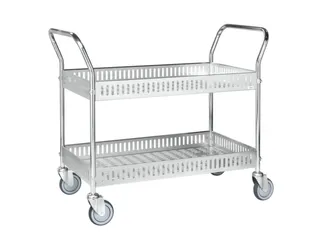 tafelwagen,draagverm. 250kg,2etage(s),laadvl. LxB 935x535mm - 1