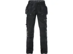 Fristads Fusion 2595 bouwbroek, zwart/grijs, maat 44, per stuk