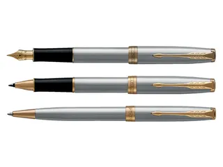 Rollerpen Parker Sonnet Stainless Steel GT Finish Fijn - 8