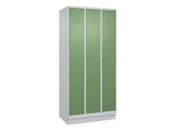 locker,HxBxD 1950x900x500mm,3vak,vak B 300mm,cil.-slot,sokkel