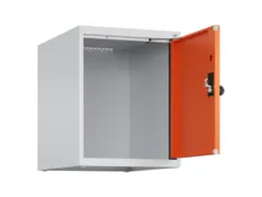 opzetkast,v. locker,1vak.,vak B 400mm,HxBxD 500x400x500mm,draaigrendel