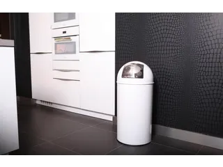 Afvalbak Pushcan 40 Liter Wit - 4