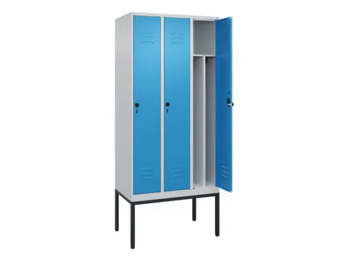 locker voor scheiding van kleding,HxBxD 2120x900x500mm,3vak