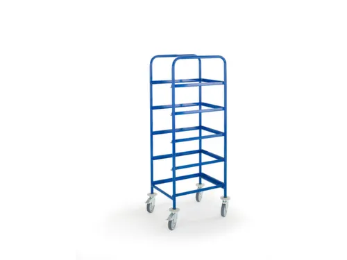 verzamelwagen,draagverm. 150kg,5etage(s),open,laadvl. LxB 610x410mm