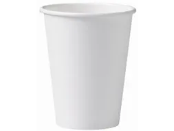 Beker uit karton 250ml diameter 90mm wit 1000 stuks