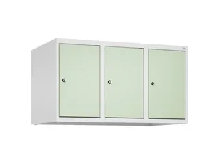 opzetkast,v. locker,3vak.,vak B 300mm,HxBxD 500x900x500mm,cilinderslot - 2
