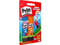Lijmstift Pritt Limited Edition 2x 20gr Metallic Oranje en Blauw