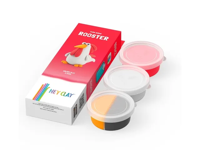 Klei Hey Clay Rooster 3 potjes