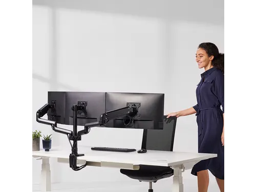 Monitorarm Fellowes Platinum Series driedubbel horizontaal