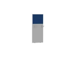 baliepaneel bureau aanbouw rechts MP-lichtgrijs BN6016-blauw 600mm