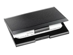 Visitekaartetui Sigel mat zwart