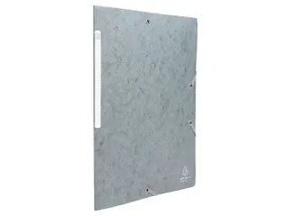Elastomappen A4 glanskarton 3 kleppen monobloc-Grijs - 1