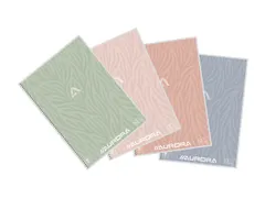 Schrift Aurora A4 lijn 120 pagina's 80gr design assorti