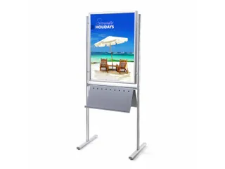 Infobord Design Standaard 25 mm Rechte Hoeken Dubbelzijdig 70x100cm - 2