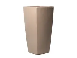 plantenpot,trapeziumvormig,PE,beigegrijs,HxBxD 1500x777x777mm,160l