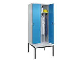 locker voor scheiding van kleding,HxBxD 2120x800x815mm,2vak - 3