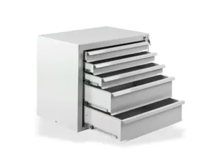ladekast,HxBxD 600x700x435mm,5lade(n),volledig uittrekbaar - 1