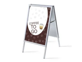 Stoepbord A1 complete set met print "Coffee to Go" - 1