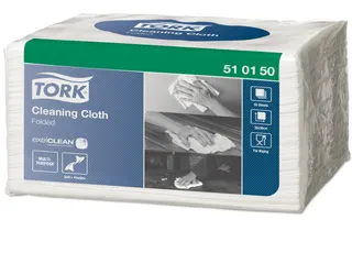 Premium 510 werkdoek 1-lgs wit 39x32 cm doos 8 pak/55 vel - 1