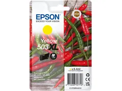 Epson 503XL, Hoog (XL) rendement, Geel, 6,4 ml, 1 stuk(s), Enkele verp
