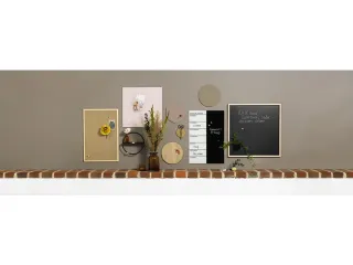 Prikbord Naga juten 40x60cm met houten omlijsting - 3