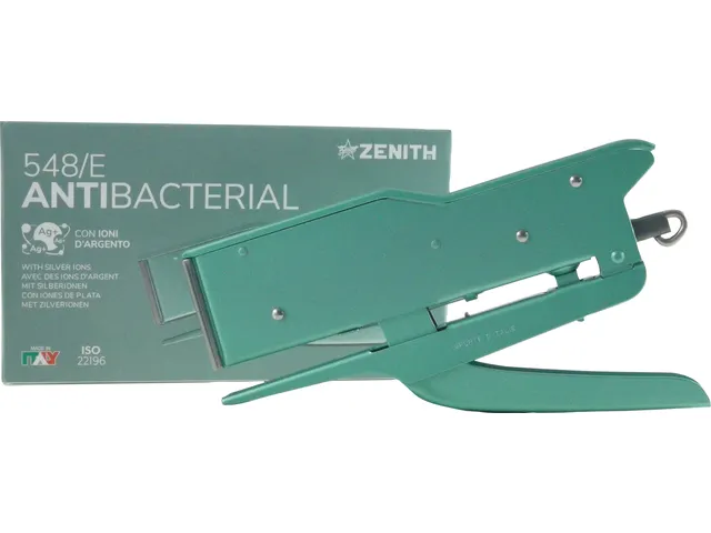 Agrafeuse Zenith 548-E antibactérienne vert