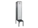 locker met bank,voor scheiding van kleding,HxBxD 2120x400x815mm,1vak