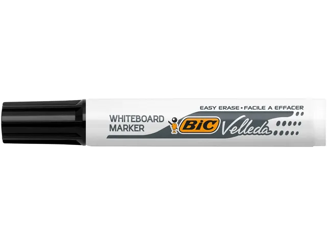 Viltstift Bic Velleda 1711 whiteboard rond large zwart