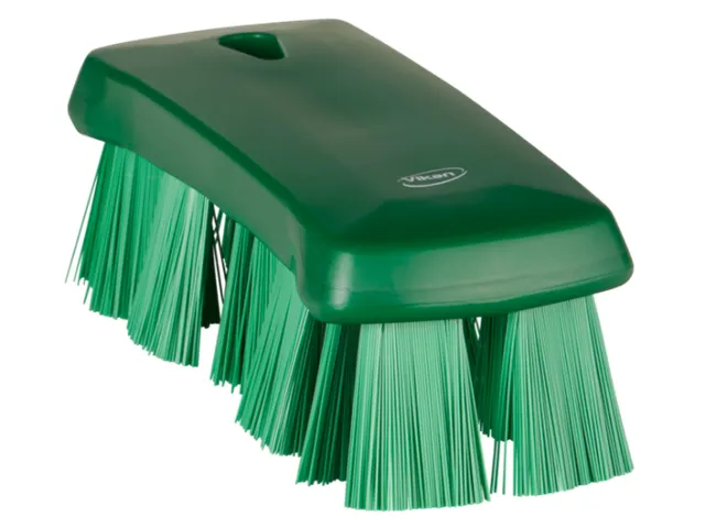 Brosse à main Vikan 3891-2 UST fibres dures 176mm vert