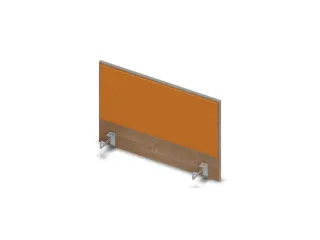 opzetpaneel bureau aanbouw zijkant NT-cherry BN3005-geel 800mm - 1