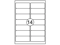 Etiket Quantore 99.1x38.1mm Wit 1400st XL Voordeelbundel