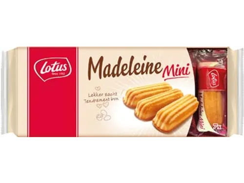 Madeleine Mini Individueel Verpakt 17 Gram Pak 7 Stuks
