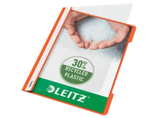 Snelhechter Leitz 4191 standaard A4 oranje 30% gerecycled plastic - 1