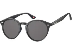 Zonnebril Montana met smoke rond glas zwart