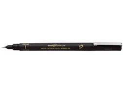 Fineliner Uni-ball Pin brush EF zwart