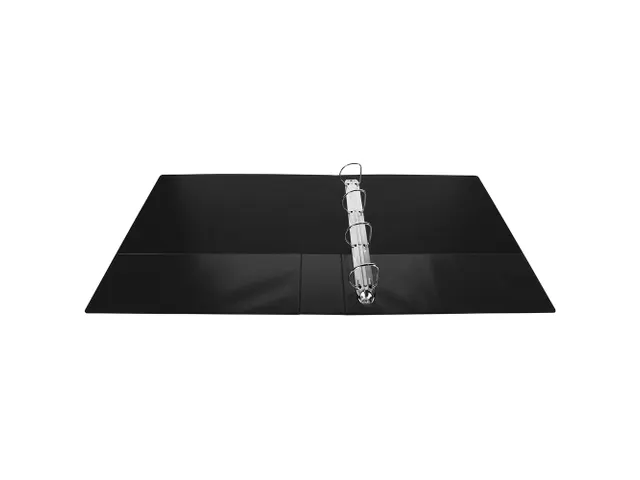 Ringmap PP personaliseerbaar Kreacover 4 D-ringen 40mm A4 maxi Zwart