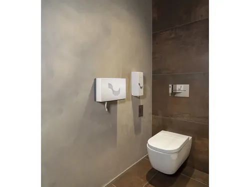 Toiletpapier dispenser Celtex Megamini Bis wit 2 rol
