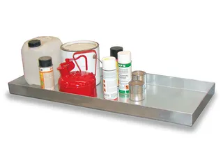 Opvangbak Staalplaat Kleinemballage 1390x600x60mm Opvangvol. 40l - 2