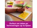 Memoblok 3M Post-it 5845 Super Sticky 127x203mm lijn assorti kleur 90