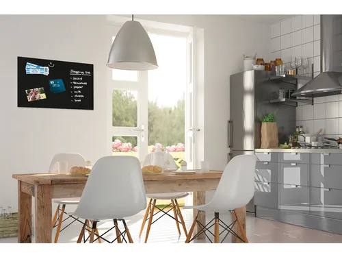 Glas/magneetbord Be!board 60x40 Cm Zwart