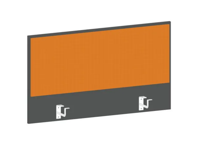baliepaneel bureau aanbouw achter MS-donkergrijs BN3005-geel 1000mm
