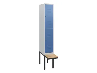 Dubbeldekse dekenkist,HxBxD 1950x300x815mm,1x2vak.,vak B 300mm - 1